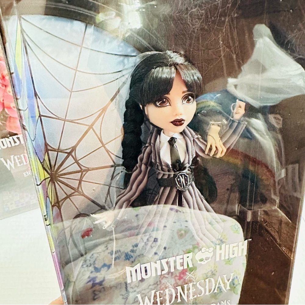 Monster High X Wednesday Adams Family Fashion Doll NEW - Picture 12 of 13